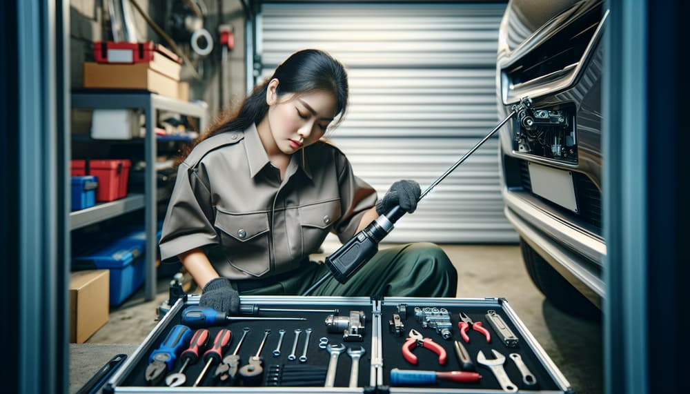 Our professional garage door repair process