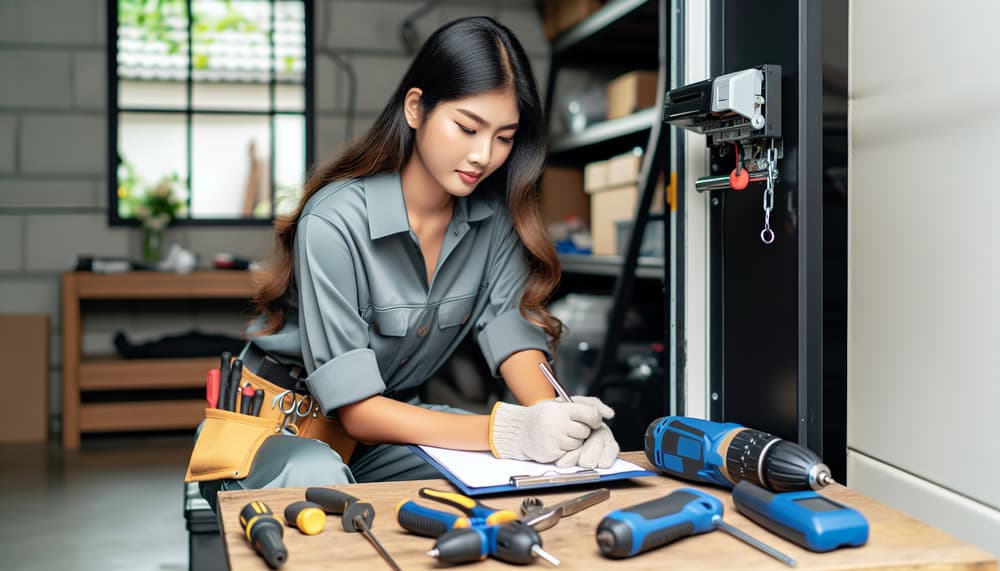Our professional garage door cable repair process